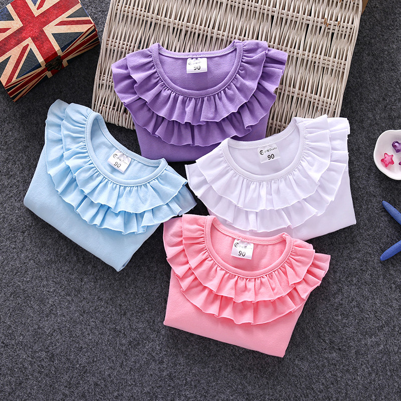 夏季嬰幼兒短袖棉T恤 中小女童翻領打底衫 寶寶娃娃領上衣童裝在類目 童裝/嬰兒裝/親子裝, T恤中 - 來自Buy2taobao.com提供專業的淘寶代購服務