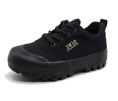 户外作训鞋胶鞋劳保鞋胶鞋黑色