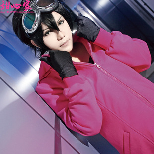 {甜心家}KARNEVAL狂欢节 GAREKI花砾 黑色 反翘cosplay假发