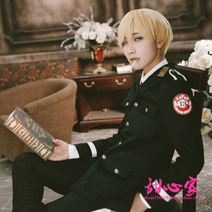 {甜心家}ACCA13区监察课 13区吉恩·欧塔斯金色现货cosplay假发
