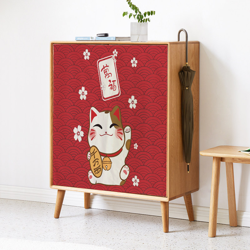 自粘式圜宿遮挡布隔断帘遮挡布