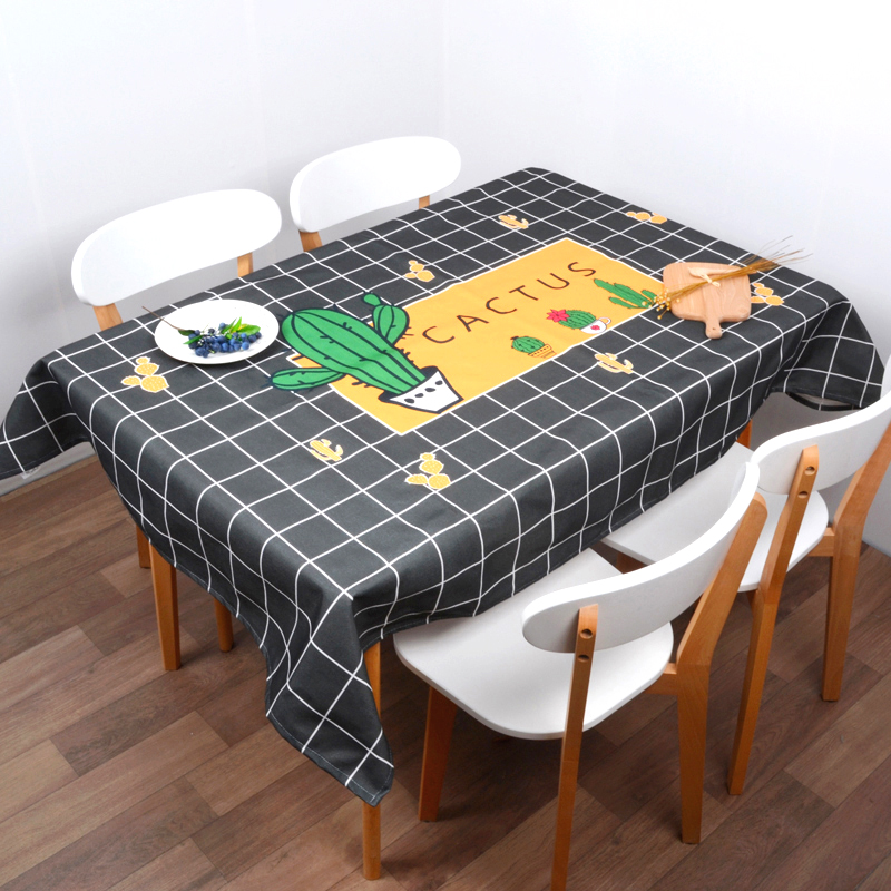 北欧网红INS餐桌布艺防水少女心
