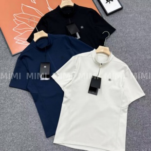 MML/石头凯太阳XM2速干半拉链立领设计美丽诺羊毛短袖T恤男士新款