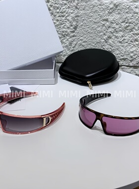 科技感头箍藤格纹雕刻眼眶墨镜