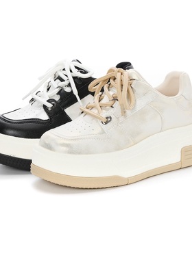 【恩佳专享】休闲板鞋冬季百搭厚底女鞋26003