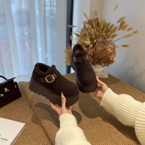 【书婷专享】厚底增高冬季新款勃肯鞋26360