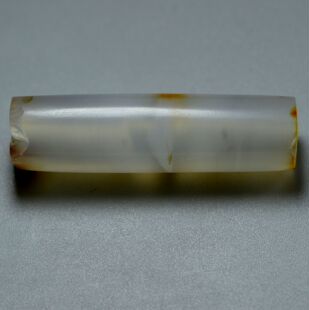 辽金宋元中古古珠老珠冰糖白玛瑙管勒子挂坠真品古董佩饰包老放漏