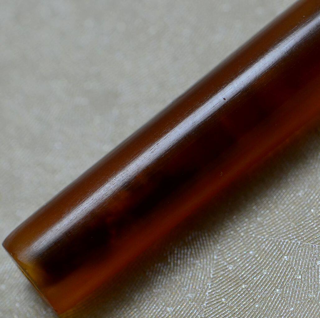 唐宋辽金千年红玛瑙管真品古珠老珠古董收藏项饰文玩佩珠包老放漏