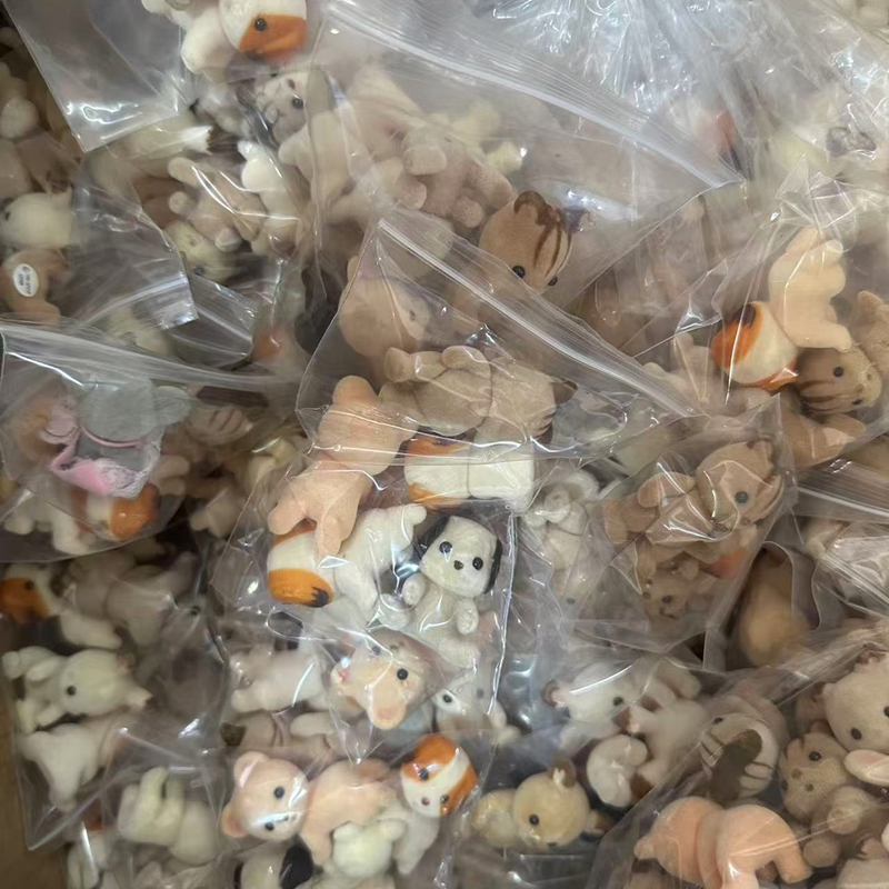 正品日本森贝儿家族过家家玩具植绒公仔迷你摆件散货瑕疵公仔