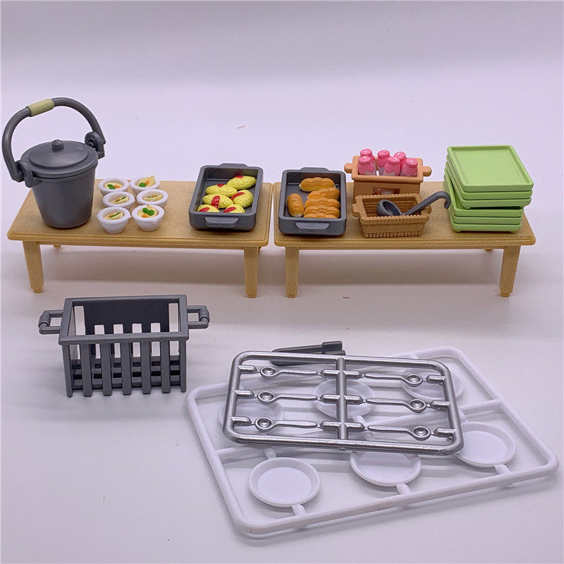 森贝尔家族家族 森贝尔散货过家家玩具女娃娃屋 面包套装K