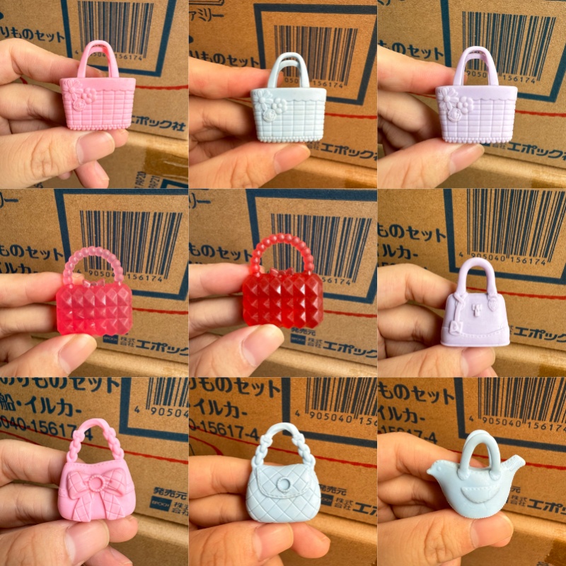 正品日本森贝儿家族过家家玩具迷你摆件散货配件包包