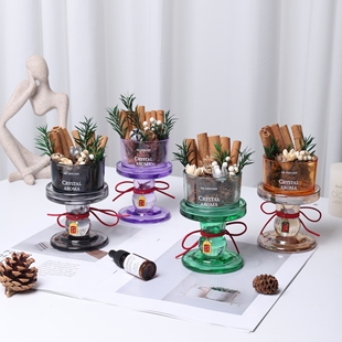 肉桂生财DIY无火香薰家办公室内无火香薰干花森系摆件生日礼物送