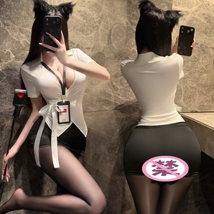 qq内衣纯欲秘书制度诱服禁欲系q趣衣道具战袍qq衣物制服情调套装