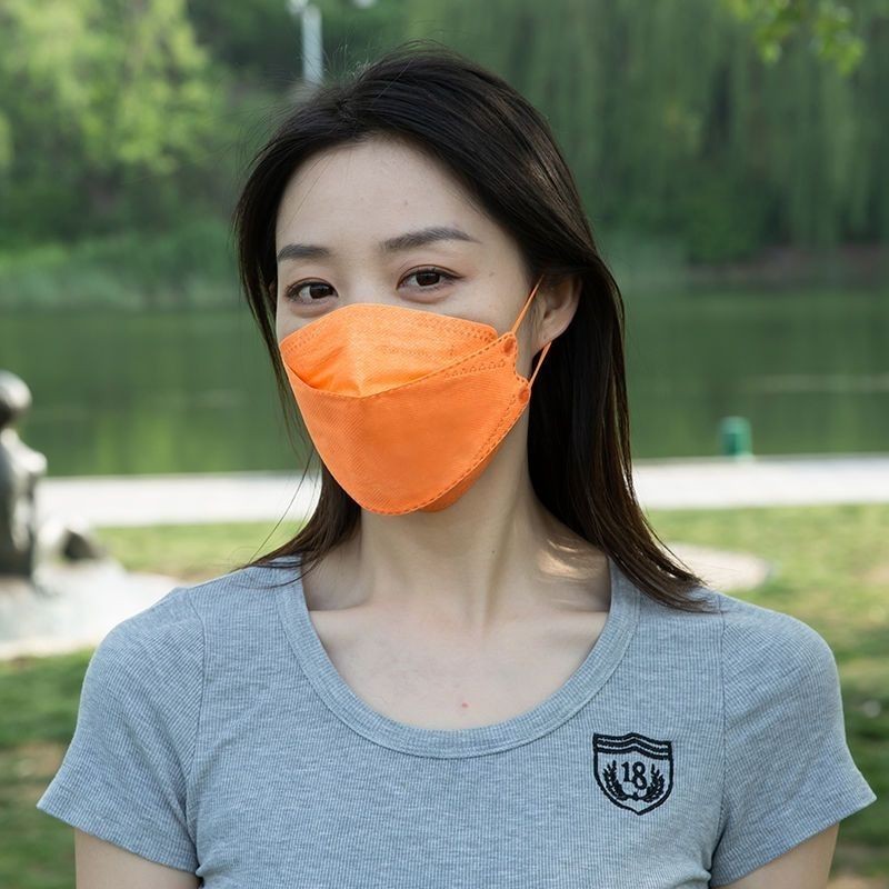 成人KF94立体口罩四层包装防护高颜值透气一次性防尘防风飞沫