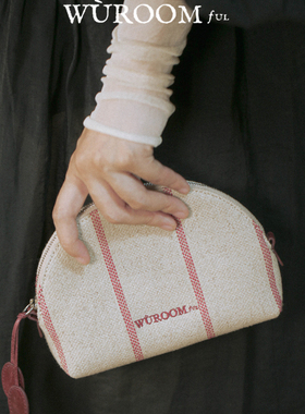 WUROOMful「LittleSeries配件系列·秋叶口袋·红色织纹」收纳包