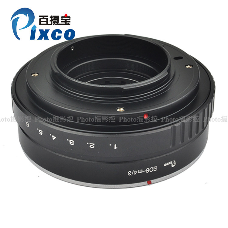 EOS-M4/3转接环适用佳能EOS单反镜头转奥林巴斯M4/3相机可调光圈