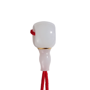 易行堂和田玉合璧三通非遗榫卯结构泰山玉文玩佛珠念珠手链三通男