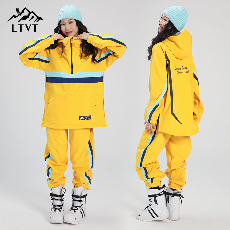 2122新款滑雪服套装情侣