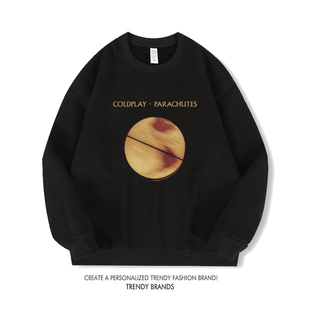 ColdPlay酷玩乐队圆领卫衣秋冬季音乐摇滚演唱会周边长袖套头男女