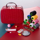 家用高档 针线包针线套装 针线盒婚用结婚陪嫁套装 多功能大号便携式