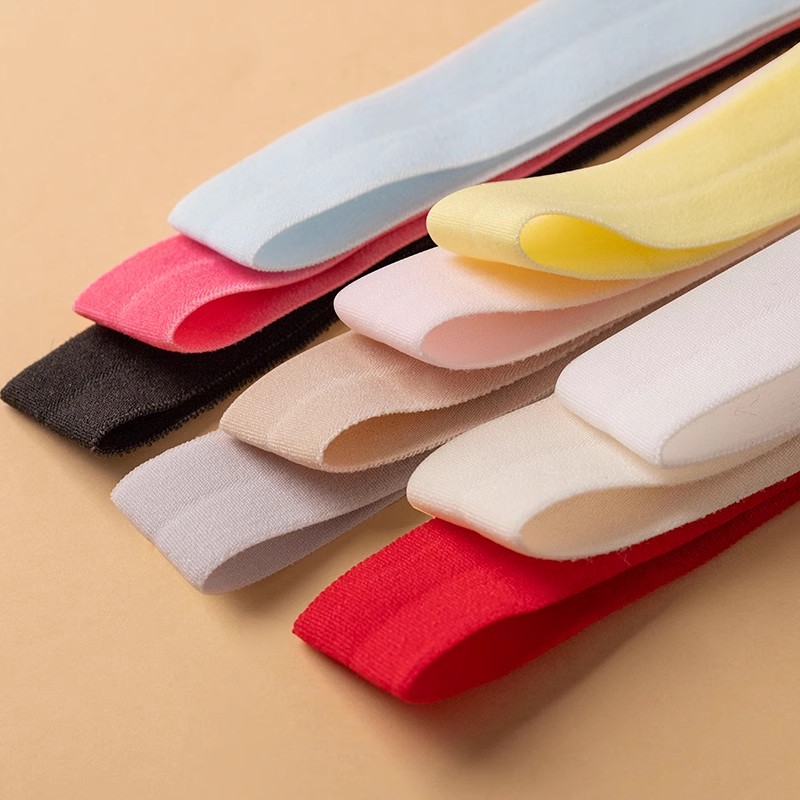 弹力包边条辅料滚边条布料衣服松紧带棉质对折织带装饰服装布带子