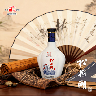 38度松花湖老酒坊酒 低度浓香型 瓶装纯粮白酒 吉林老字号 500ml