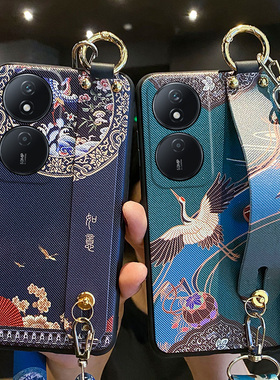 适用华为荣耀X7b手机壳如意腕带honorX7b保护X7c硅胶套X7a斜挎挂绳全包x7防摔海外国际版5g磨砂软女honor新款