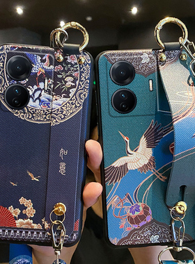 适用vivoS15e手机壳如意腕带vivo保护S15e硅胶套5G全包镜头防摔V2190A软viv0磨砂vovo女新款e5g斜挎vivis挂绳