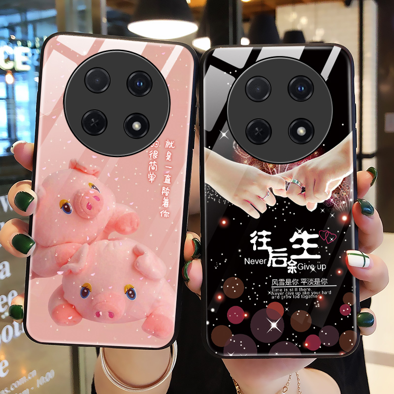 适用华为畅享70pro玻璃手机壳