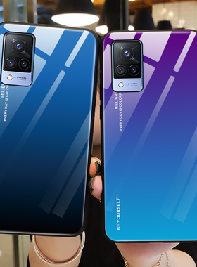适用vivoS9手机壳玻璃vivo保护s9e硅胶套vivoS9e全包镜头5G防摔s9青紫色V2048A软壳vivi男viv0步步高viov女款