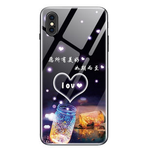 适用于iPhone Xs Max手机壳苹果x保护硅胶套果XR玻璃iPhonex镜头全包XMax防摔可爱猪mxa硬软壳女ip男个性创意