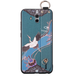 适用华为mate10手机壳如意腕带mate10pro保护硅胶套mete10斜挎挂绳全包防摔mt10软por外ALP一AL00可背带BLA女