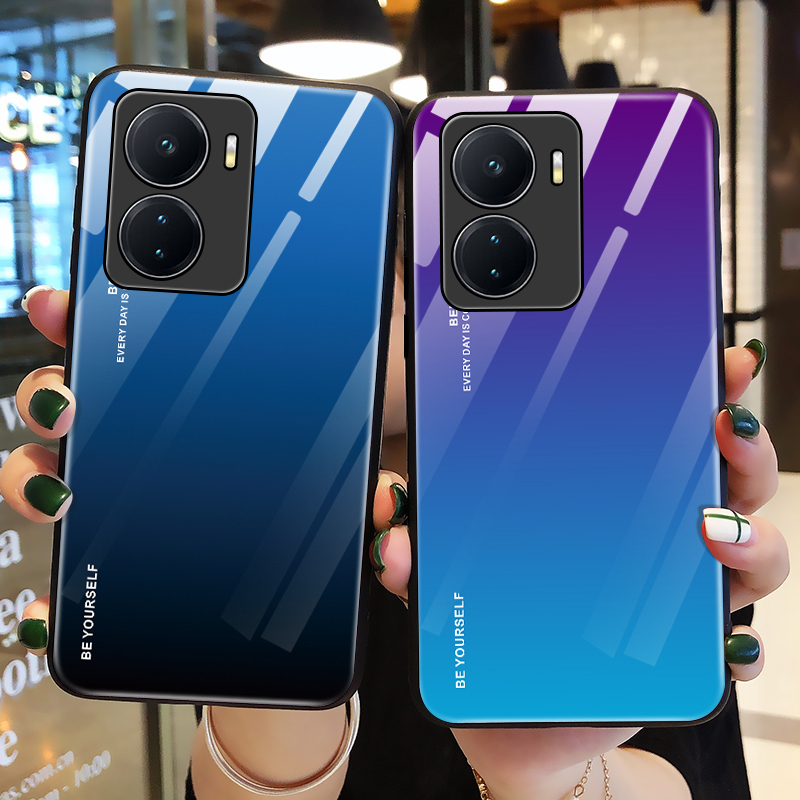 vivoiqooz6钢化玻璃简约保护壳