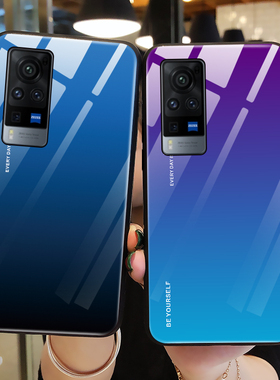 适用vivox60手机壳钢化玻璃步步高vivo x60pro保护硅胶套x60曲屏全包x6O防摔青紫色ins风5G软壳vivi男vovix女