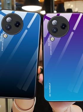 适用小米civi3手机壳玻璃xiaomicivi3保护5G硅胶套vici全包防摔cici青紫色clv创意civ软壳xiaomi女cv潮5g网红