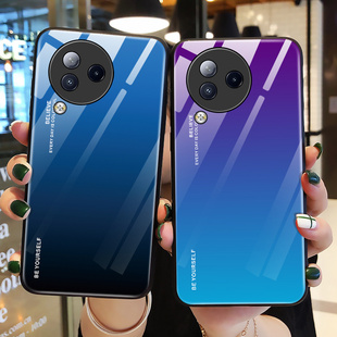 适用小米civi3手机壳玻璃xiaomicivi3保护5G硅胶套vici全包防摔cici青紫色clv创意civ软壳xiaomi女cv潮5g网红
