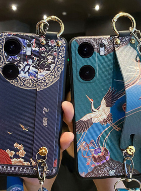 适用vivoiqooneo9手机壳vivo如意腕带iqooneo9pro保护neo9spro十硅胶套V2338A全包2339防摔软por加女斜挎挂绳