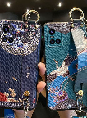 适用vivos10手机壳如意腕带vivo保护s10pro硅胶套s10e斜挎挂绳全包POR防摔V2121A磨砂2130软VIVI女新款可背带