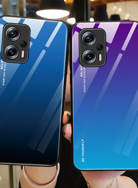 适用红米note11TPro手机壳玻璃小米noto11t保护pro十硅胶套5G全包防摔青紫软壳男redminote女por潮流限定版外