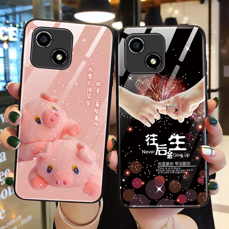 适用荣耀畅玩30钢化玻璃保护壳