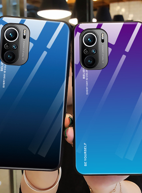 适用小米红米K40手机壳钢化玻璃k40pro保护套k405g硅胶全包防摔青紫色ins风K4O软壳5g版男redmiK女HM个性创意