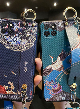 适用华为荣耀畅玩20手机壳如意腕带畅玩20pro保护硅胶套20A全包镜头防摔磨砂软壳por外KOZ一AL00男个性创意女