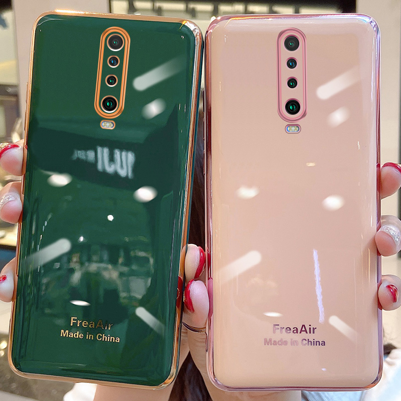 小米红米K30手机壳K20保护硅胶套k20pro全包摄像头k30pro变焦版防摔por电镀边软壳5G男4G女redmi网红HM暗夜绿