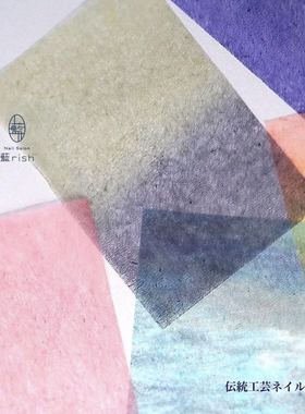 【现货】日本制 蓝Rish 和纸 日本传统工艺制作