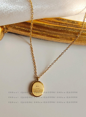 女简约百搭时髦复古毛衣链