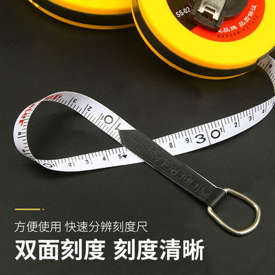 皮卷尺布卷尺皮尺纤维卷尺10 20 30 50 100米软尺土地皮尺测量尺