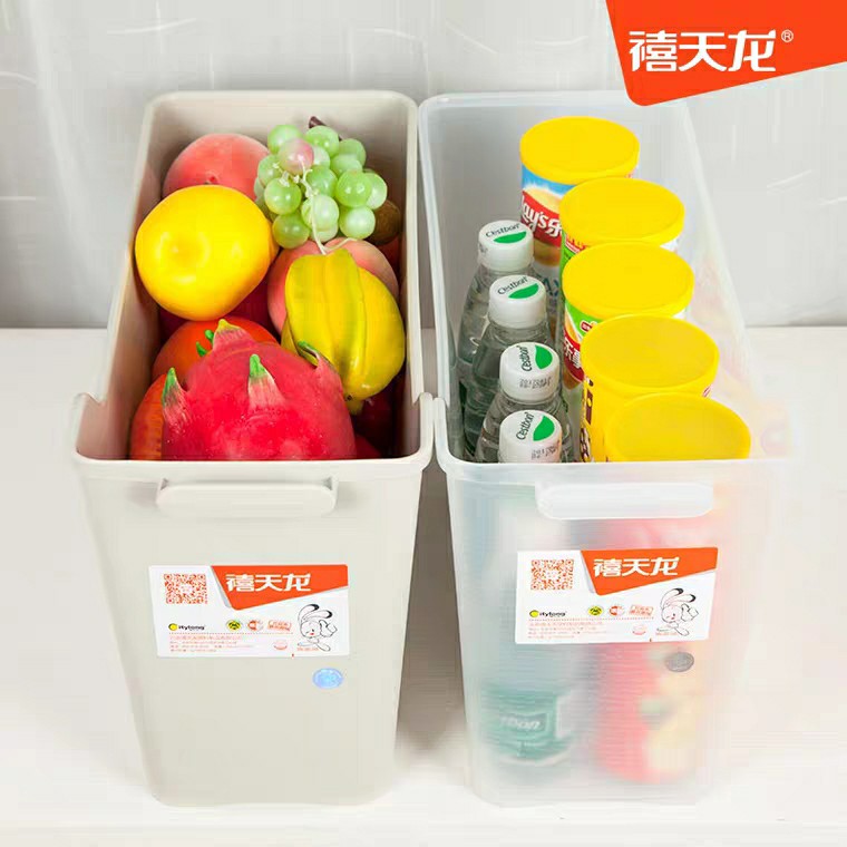 禧天龙缝隙收纳箱衣橱带轮整理箱