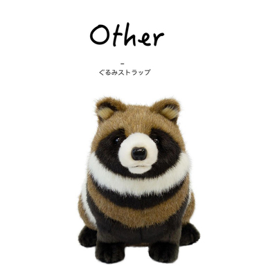 YOSHITOKU日本正版浣熊公仔