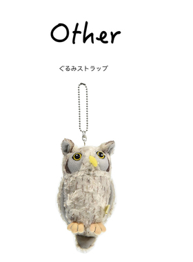 日本takeoff正版猫头鹰公仔玩偶娃娃毛绒包包挂件小挂饰生日礼物