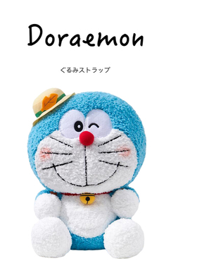 日本doraemon正版幼稚园哆啦a梦叮当猫机器猫公仔玩偶毛绒玩具